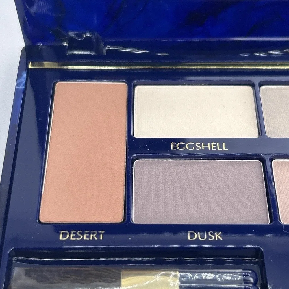 Vtg Estee Lauder Two in One Eyeshadow Palette STORM & BORDEAUX Duo EGGSHELL DUSK